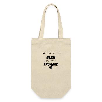 Tu es le bleu de mon fromage - Sac à bouteille - nature - Devant