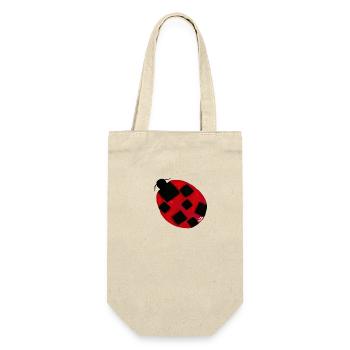 Ladybug: Coccinella Sptempunctata excepcionalis - Gift Bag for Bottles - nature - Front
