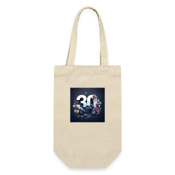 Designs Moto 30e Anniversaire: Vitesse & Style - Sac à bouteille - nature - Devant