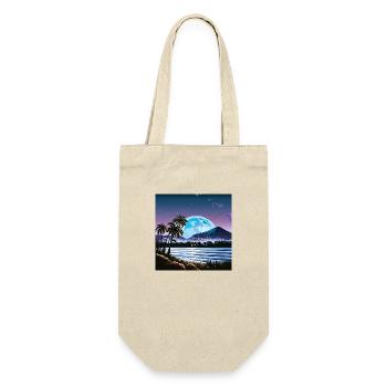 Beautiful night over Miami (Miami Collection) - Gift Bag for Bottles - nature - Front