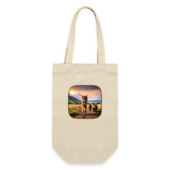 Africa Deeper - Gift Bag for Bottles - nature - Front