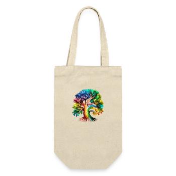 Tree of Life Tree of Life Yoga Meditation - Gift Bag for Bottles - nature - Front