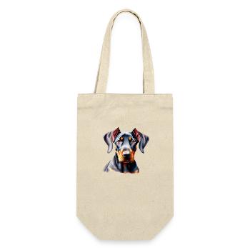 Doberman Doberman Dresseur Doberman Chiot Chien - Sac à bouteille - nature - Devant