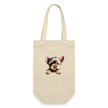 Yorkshire Terrier Chien Propriétaire Chien Chiot - Sac à bouteille - nature - Devant