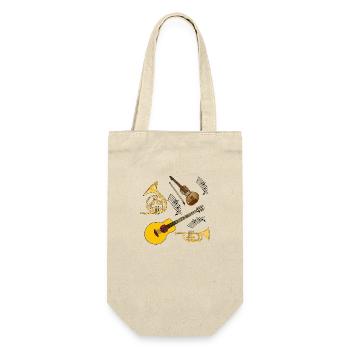 Musical Instruments - Gift Bag for Bottles - nature - Front