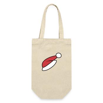 Chapeau de Père Noël Père Noël - Sac à bouteille - nature - Devant