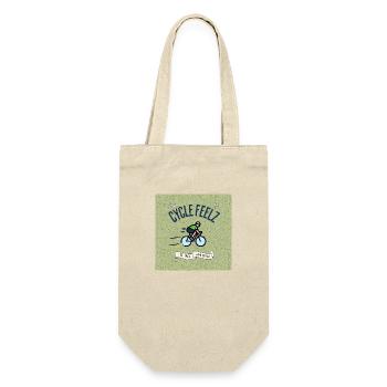 Cycle Feels Fun Bicycle Design - Gift Bag for Bottles - nature - Front