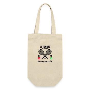 Le Tennis M'appelle désolé Je dois y aller - Sac à bouteille - nature - Devant