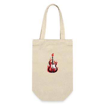 guitar, musical instrument, guitarist, plucked instrument - Gift Bag for Bottles - nature - Front