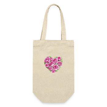 Saint-Valentin mariage fête des mères fiançailles d’amour - Sac à bouteille - nature - Devant