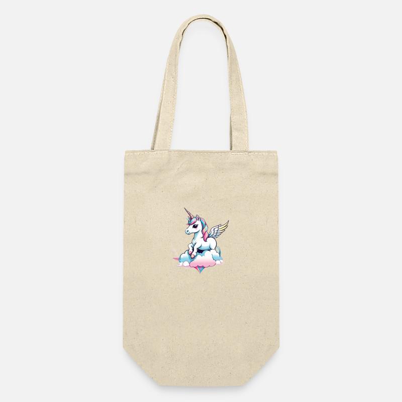 Licorne Unicorn Kawaii - Sac à bouteille - nature