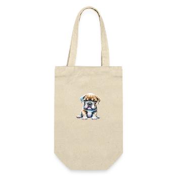 English Bulldog Dog Mastiff Dog Owner Dogs - Gift Bag for Bottles - nature - Front