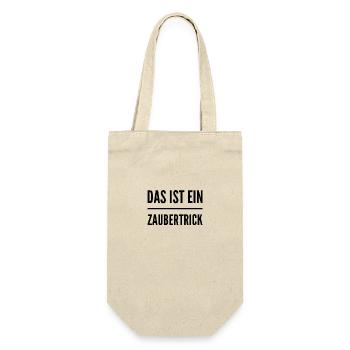 ich mag Magie - Geschenkbeutel für Flaschen - Natur - Vorne