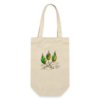 leaves - Gift Bag for Bottles - nature - Front