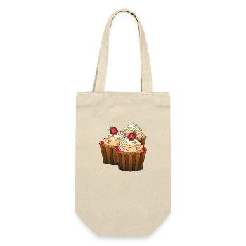 Cakes - Gift Bag for Bottles - nature - Front