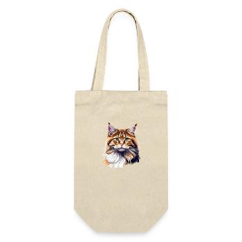 Maine Coon Cat Chaton Chaton Propriétaire Chat Mâle Chat - Sac à bouteille - nature - Devant
