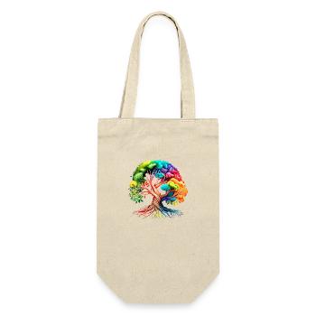 Tree of Life Celtic Tree of Life Meditation - Gift Bag for Bottles - nature - Front