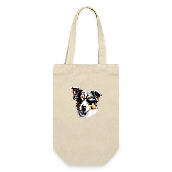 Berger Australien Chien Propriétaire Chien Chiot - Sac à bouteille - nature - Devant