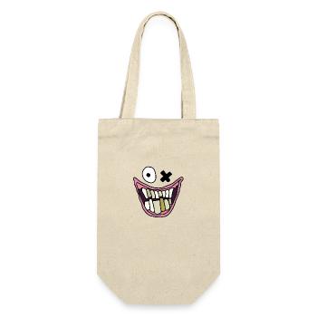 Joker - Geschenkbeutel für Flaschen - Natur - Vorne