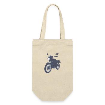 Motorcyclist Motorcycle Fan Motorcross - Gift Bag for Bottles - nature - Front