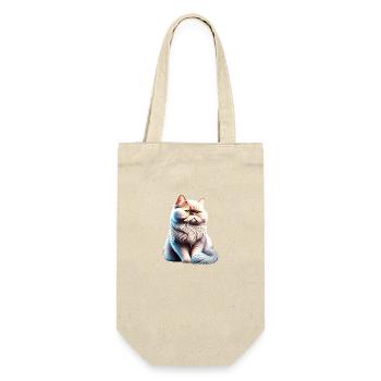 Persian Cat, Tomcat, Domestic Cat, Cat, Cat Owner - Gift Bag for Bottles - nature - Front