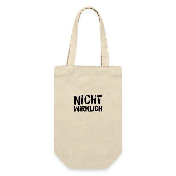 ich will das nicht - Geschenkbeutel für Flaschen - Natur - Vorne