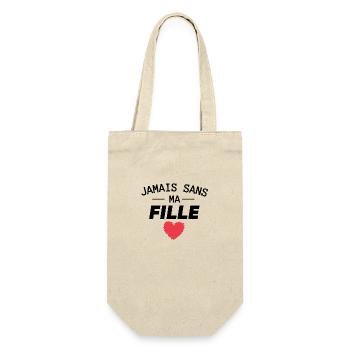 Jamais sans Ma fille - Sac à bouteille - nature - Devant