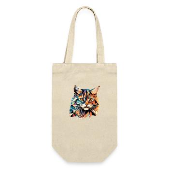 Maine Coon Cat Chaton Chaton Propriétaire Chat Mâle Chat - Sac à bouteille - nature - Devant