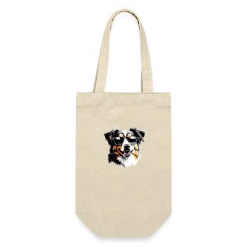 Berger Australien Chien Propriétaire Chien Chiot - Sac à bouteille - nature - Devant
