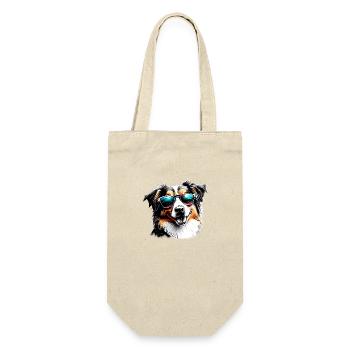 Berger Australien Chien Propriétaire Chien Chiot - Sac à bouteille - nature - Devant