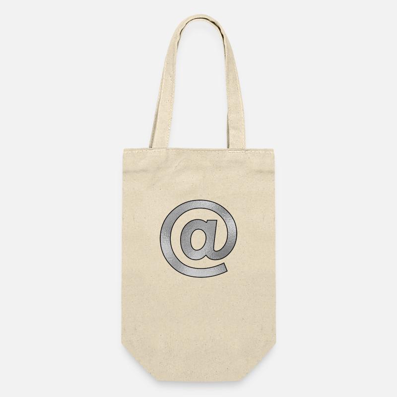 Sign @ Silver - Gift Bag for Bottles - nature