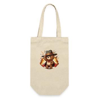 Teddy bear - Gift Bag for Bottles - nature - Front