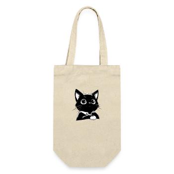 Anime Style Cat - Gift Bag for Bottles - nature - Front