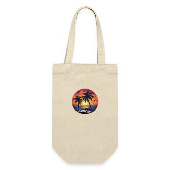 Style de vie de plage de Florida Beach, logo - Sac à bouteille - nature - Devant