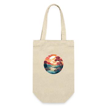 Japan-Landschaft - Geschenkbeutel für Flaschen - Natur - Vorne