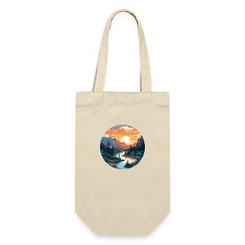 Beauté d’une rivière au coucher du soleil - Sac à bouteille - nature - Devant