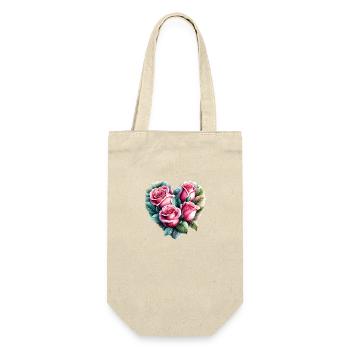 Flower Gift, Flowers, Garden, Home Gardener, Gardener - Gift Bag for Bottles - nature - Front