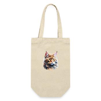 Maine Coon Cat Chaton Chaton Propriétaire Chat Mâle Chat - Sac à bouteille - nature - Devant