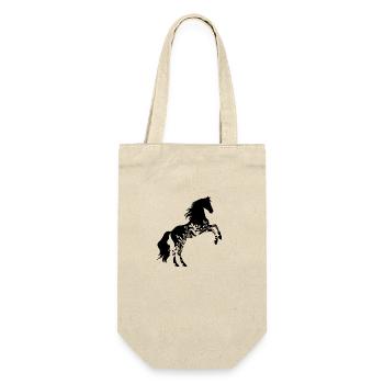 Cheval floral - Sac à bouteille - nature - Devant