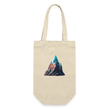 Mountains Hiking Mountain Hiking Hike Mountain Hikers - Gift Bag for Bottles - nature - Front