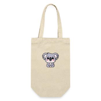 Kawaii Koala! Look what a sweetheart - Gift Bag for Bottles - nature - Front