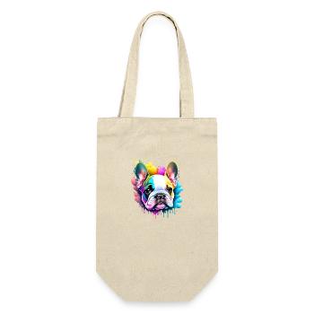 Bouledogue Chiens Propriétaire De Chien Propriétaire De Chien Chien - Sac à bouteille - nature - Devant