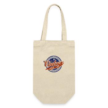 Vintage 1924—Year 1924 Birthday Gift - Gift Bag for Bottles - nature - Front