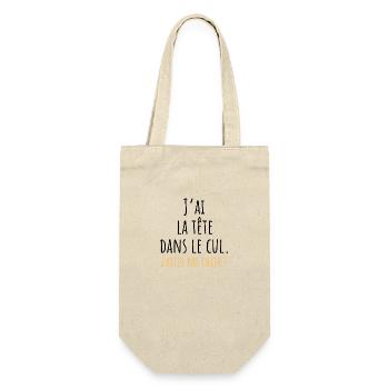 I've Got My Head Up My Ass - Funny Gift Idea - Gift Bag for Bottles - nature - Front