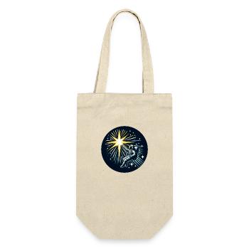 Sternenreichweite des Astronauten | Raum-Kunst-Design - Geschenkbeutel für Flaschen - Natur - Vorne