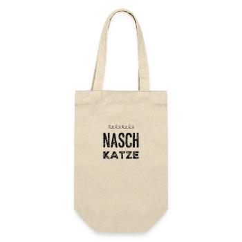 Snacking is great - Gift Bag for Bottles - nature - Front