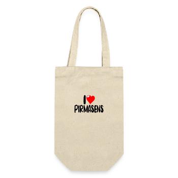 Pirmasens - Geschenkbeutel für Flaschen - Natur - Vorne