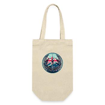 New Zealand Aotearoa Kiwi 21 - Gift Bag for Bottles - nature - Front
