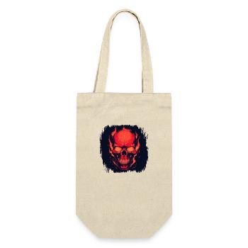 birthday present idea cage black skeletal - Gift Bag for Bottles - nature - Front