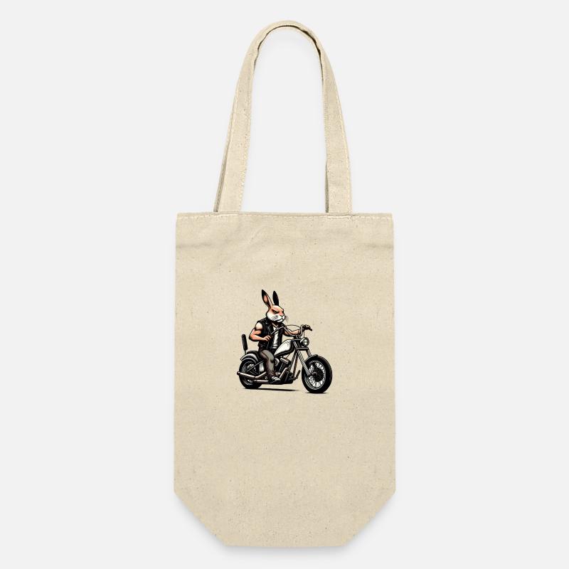 Lapin motard - Sac à bouteille - nature